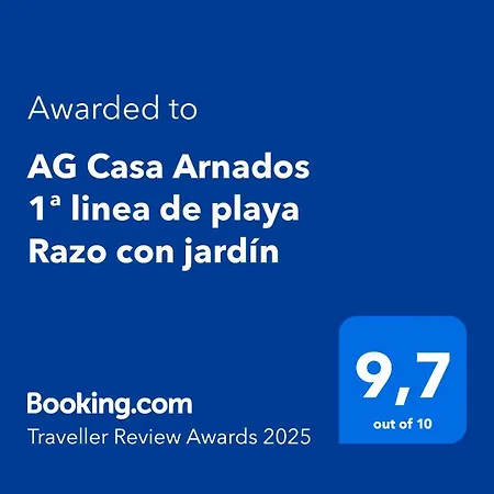 Ag Casa Arnados,1ª Linea De Playa Con Jardin Расо